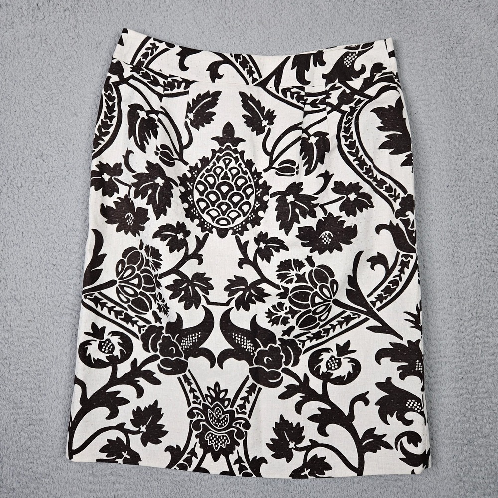 LOFT By Ann Taylor Women's Paisley Retro Pencil Skirt Size 8 NEW